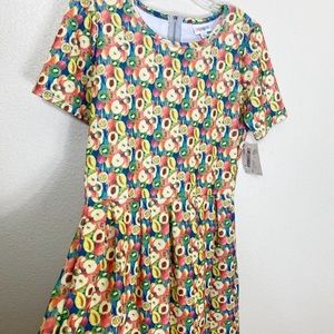 LuLaRoe Fruit Amelia Dress